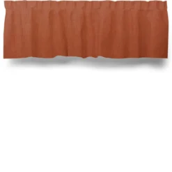 Nordisk Textil Gardinkappor Enfärgade|Milo orange gardinkappa metervara – Tidlös design med fin struktur