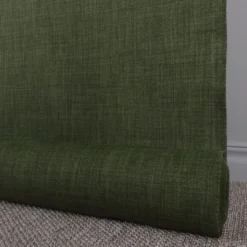 Nordisk Textil Gardintyger Enfärgade|Milo skogsgrön gardintyg - Stilrent med fin struktur