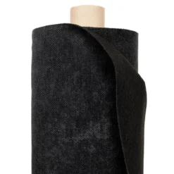 Nordisk Textil Enfärgade Möbeltyger|Mistral Black Möbeltyg – Slitstarkt med mjuk känsla