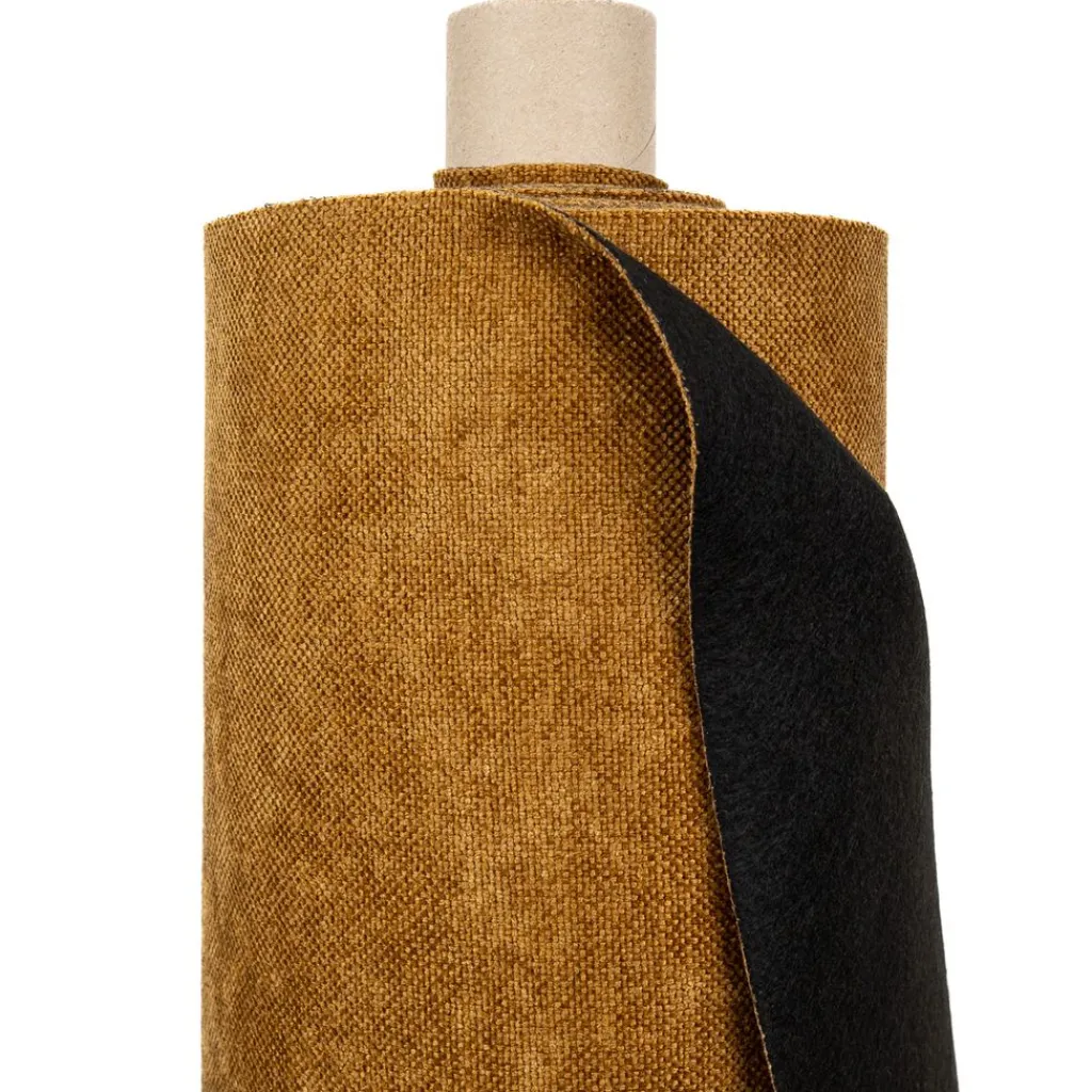Nordisk Textil Enfärgade Möbeltyger|Mistral Mustard Möbeltyg – Slitstarkt med mjuk känsla