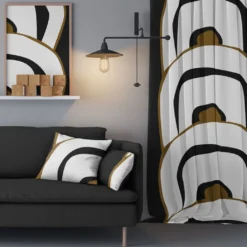 Arvidssons textil Gardintyger Mönstrade|Arvidssons Textil|Mitt i prick brun tyg