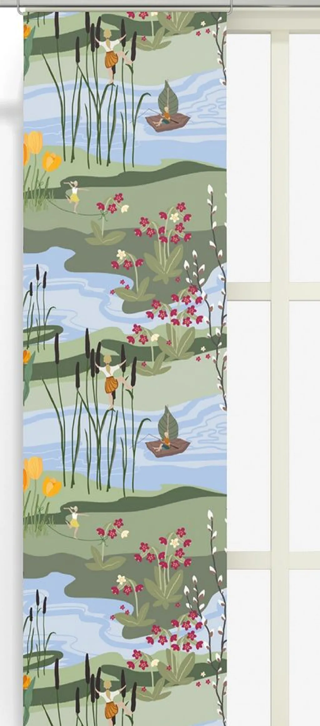 Arvidssons textil Panelgardiner|Naturens lycka multi panelgardiner