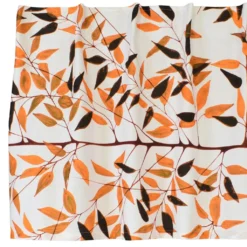 Arvidssons textil Gardinkappor Mönstrade|Rea Gardiner|När staren kom orange gardinkappa metervara