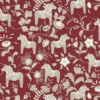 Arvidssons textil Tygkasse|Nusnäs röd tygkasse