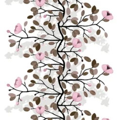 Arvidssons textil Gardintyger Mönstrade|Arvidssons Textil|Ofelia rosa tyg