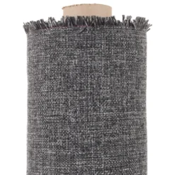 Nordisk Textil Enfärgade Möbeltyger|Omega Mörkgrå - Slitstarkt och vävt möbeltyg med melerad struktur