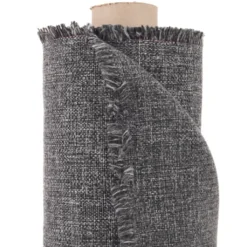 Nordisk Textil Enfärgade Möbeltyger|Omega Mörkgrå - Slitstarkt och vävt möbeltyg med melerad struktur
