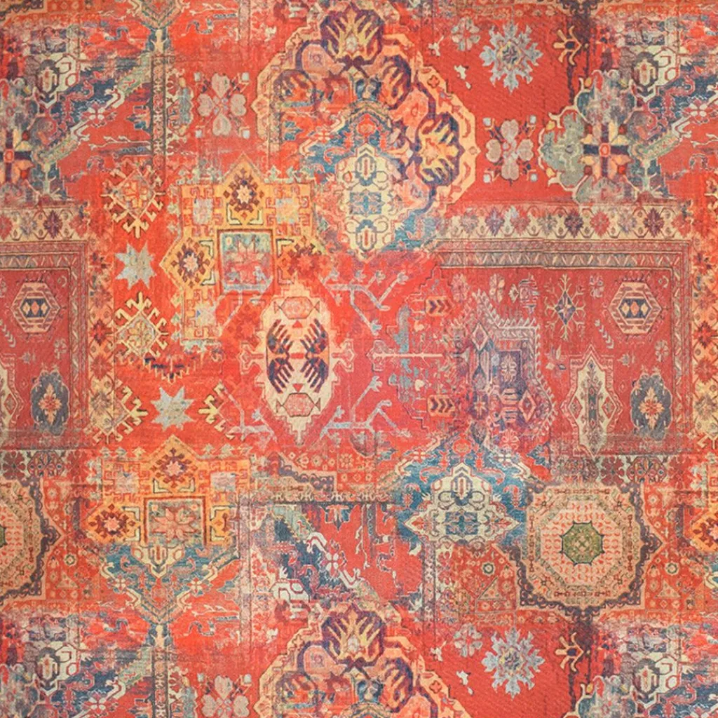 Gardintyger Mönstrade|Oriental tyg - mönstrat tyg inspirerat av klassiska orientaliska mattor