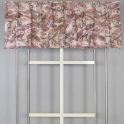 Arvidssons textil Gardinkappor Mönstrade|Rea Gardiner|Orient rosa gardinkappa metervara