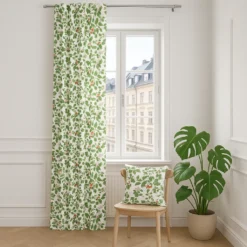Arvidssons textil Gardiner Mönstrade|Oxel offwhite gardiner