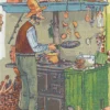 Ekelund Kökshandduk|Pannkakor kökshandduk 40X60 - s Linneväveri