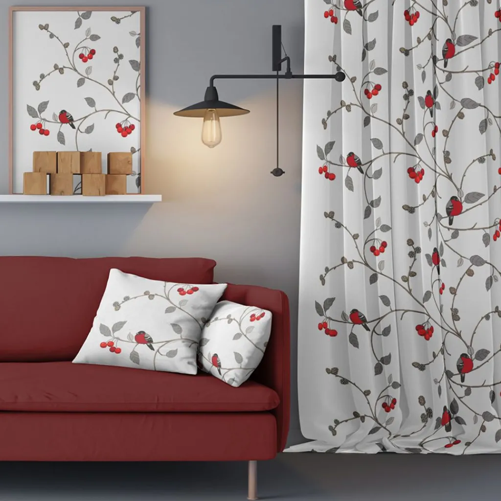 Arvidssons textil Arvidssons Textil|Jultyger|Paradisäpplen vit
