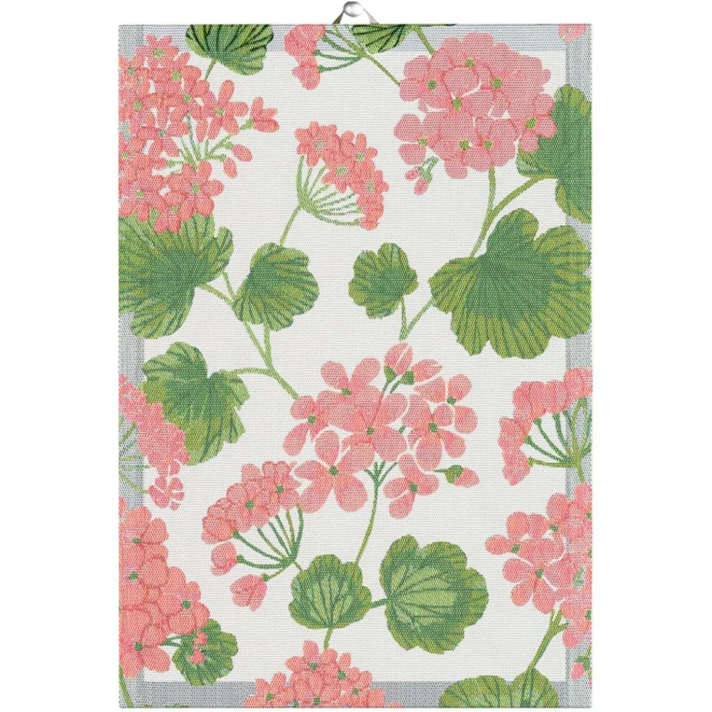 Ekelund Kökshandduk|Pelargonia kökshandduk 35X50 - s Linneväveri
