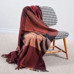 Biederlack Ullplädar|Pleasant ruby ullpläd