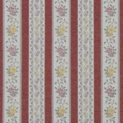 Nordisk Textil Randiga Möbeltyger|Mönstrade Möbeltyger|Portugal röd randigt stiltyg för möbelklädsel