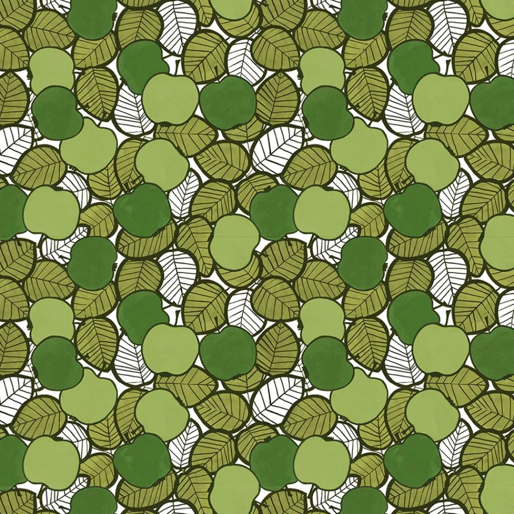 Arvidssons textil Gardintyger Mönstrade|Arvidssons Textil|Päppel grön tyg