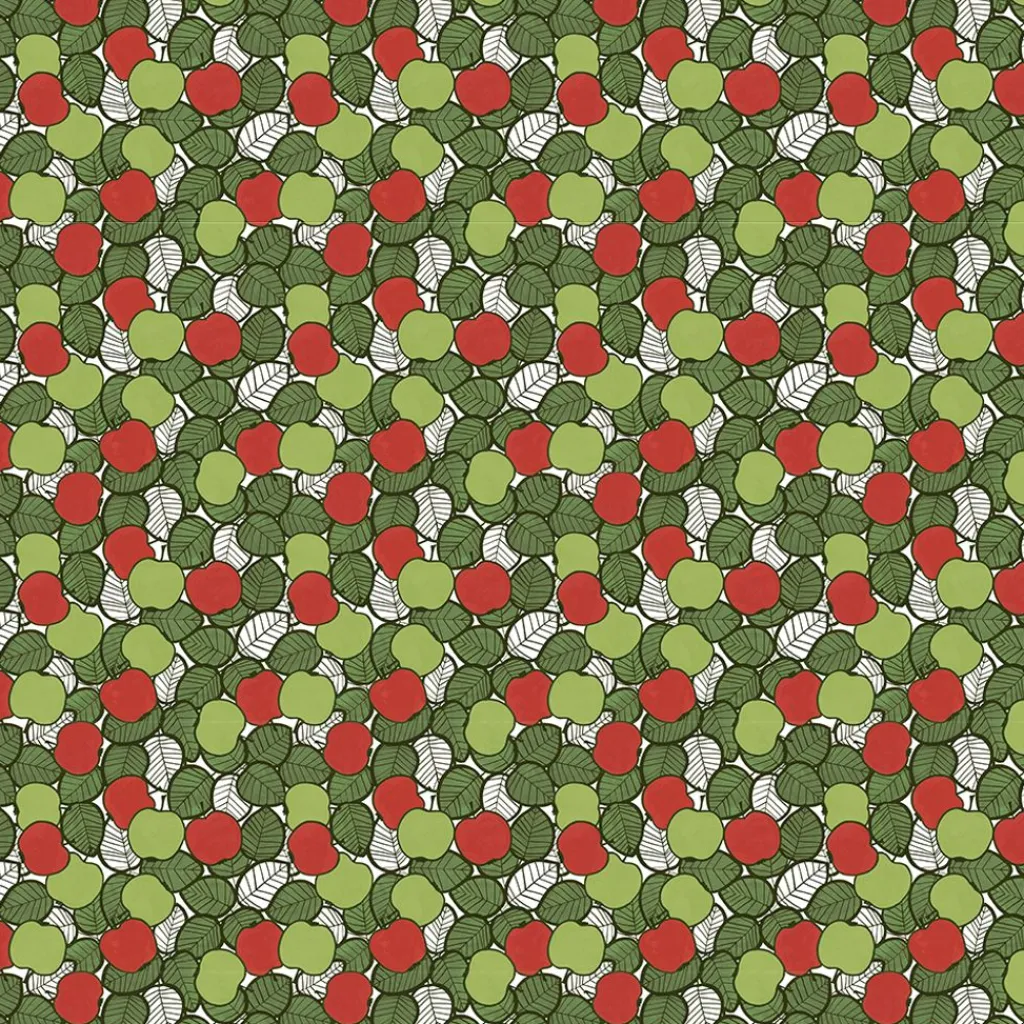 Arvidssons textil Gardintyger Mönstrade|Arvidssons Textil|Päppel röd-grön tyg