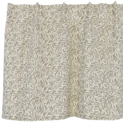 Jakobsdals Gardinkappor Mönstrade|Ramas beige gardinkappa metervara med kvistar och blad