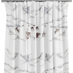 Arvidssons textil Gardiner Mönstrade|Julgardiner|Renfjället gardiner