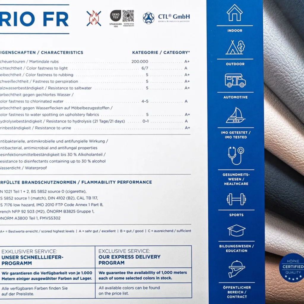 Nordisk Textil Enfärgade Fuskskinn|RIO Dark Brown Fuskskinn | Certifierad, Slitstarkt & lättskött