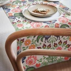Ekelund Bordslöpare|Ekelund Löpare|Rooster löpare 35X120 - s Linneväveri