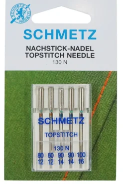 Schmetz Tillbehör|Symaskinsnålar|Topstitch 80-100 symaskinsnålar