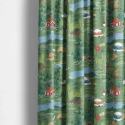 Arvidssons textil Gardintyger Mönstrade|Arvidssons Textil|Semester grön tyg – sommar och camping