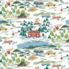 Arvidssons textil Mönstrade Kuddfodral|Semester vit kuddfodral