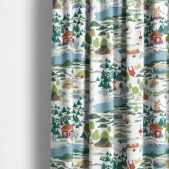 Arvidssons textil Gardintyger Mönstrade|Arvidssons Textil|Semester vit tyg – sommar och camping