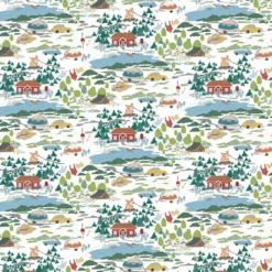 Arvidssons textil Gardintyger Mönstrade|Arvidssons Textil|Semester vit tyg – sommar och camping