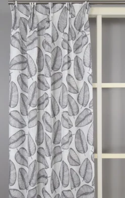 Nordisk Textil Gardiner Mönstrade|Sienna grå gardiner