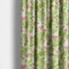 Arvidssons textil Gardintyger Mönstrade|Arvidssons Textil|Sippa grön – blommigt tyg i grönt och rosa