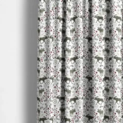 Arvidssons textil Gardintyger Mönstrade|Arvidssons Textil|Skogens Konung khakigrön - tyg