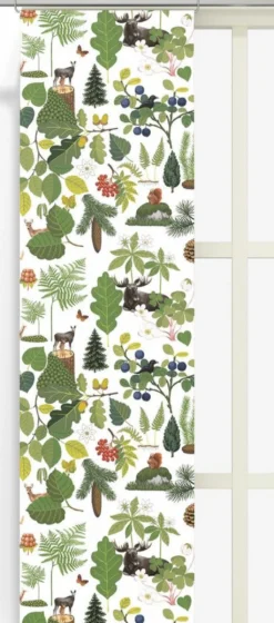 Arvidssons textil Panelgardiner|Skogsliv panelgardiner
