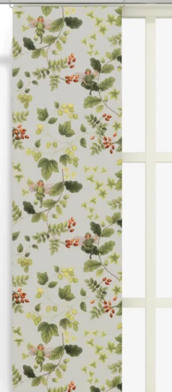Arvidssons textil Panelgardiner|Skogsälvan grå panelgardiner