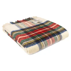 Tweedmill textiles Ullplädar|Skotskrutig ullpläd Dress Stewart, 100% Ull, 150x183 cm