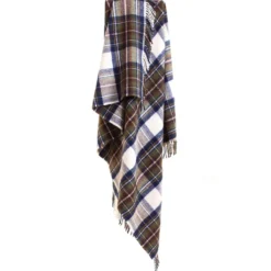 Tweedmill textiles Ullplädar|Skotskrutig ullpläd Muted Blue Dress Stewart, 100% Ull, 150x183 cm