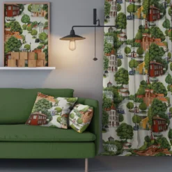 Arvidssons textil Gardintyger Mönstrade|Arvidssons Textil|Sommarstad tyg
