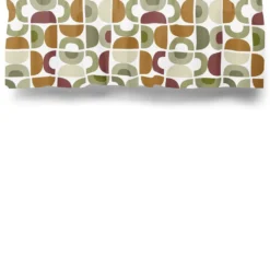 Arvidssons textil Gardinkappor Mönstrade|Spiraldans beige gardinkappa metervara