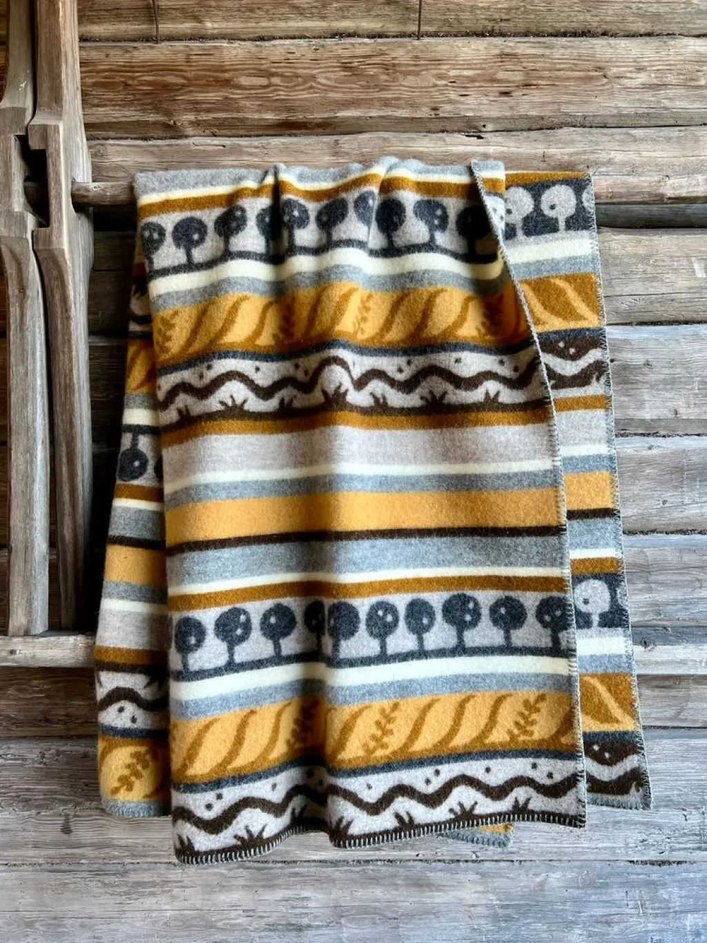 Kerstin Landström Design Ullfiltar|Österlen höst ullfilt 130x180cm -