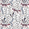 Arvidssons textil Gardintyger Mönstrade|Arvidssons Textil|Stjärnspeja offwhite-vinröd tyg