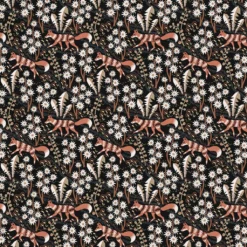 Arvidssons textil Gardintyger Mönstrade|Arvidssons Textil|Stjärnspeja svart tyg