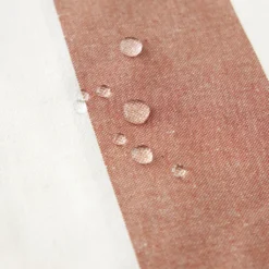 Bordsduk|Textilvaxduk|Striato rost randig textilvaxduk – praktisk bordsduk