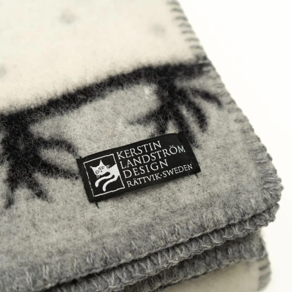Kerstin Landström Design Ullfiltar|Sundborn rost ullfilt 130x180cm -