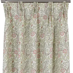 Nordisk Textil Gardiner Mönstrade|Sweet flower vinröd gardiner
