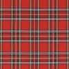 Rutor & Ränder|Tartan MINI röd skotskrutigt tyg
