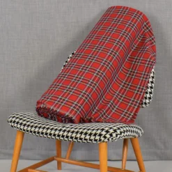 Rutor & Ränder|Tartan MINI röd skotskrutigt tyg
