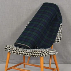 Rutor & Ränder|Tartan mörkblå skotskrutigt tyg