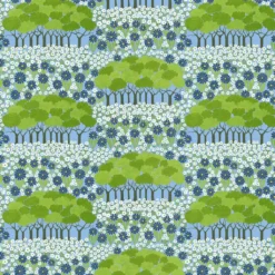 Arvidssons textil Textilvaxduk|Textilvaxduk Allé-blå