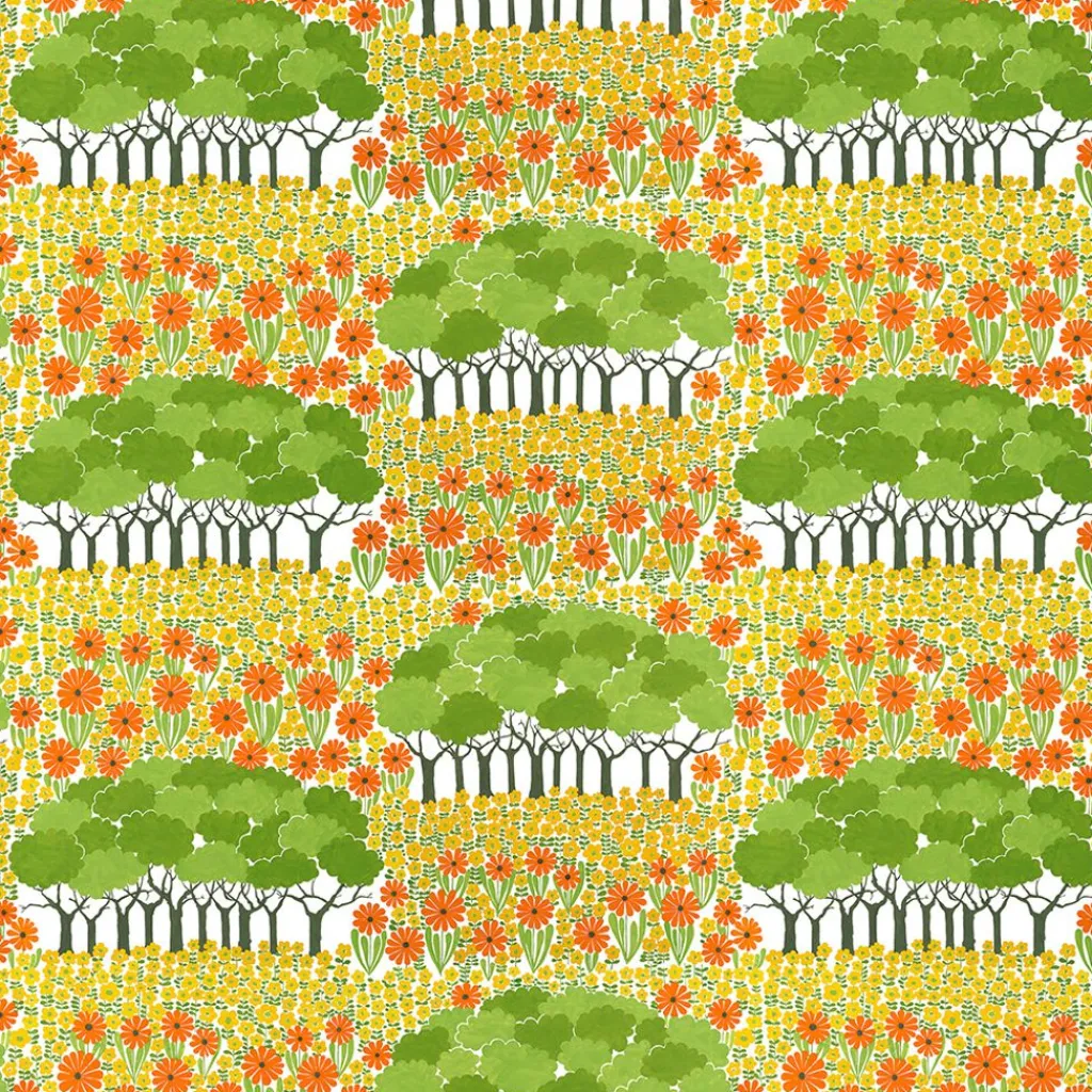 Arvidssons textil Textilvaxduk|Textilvaxduk Allé-gul